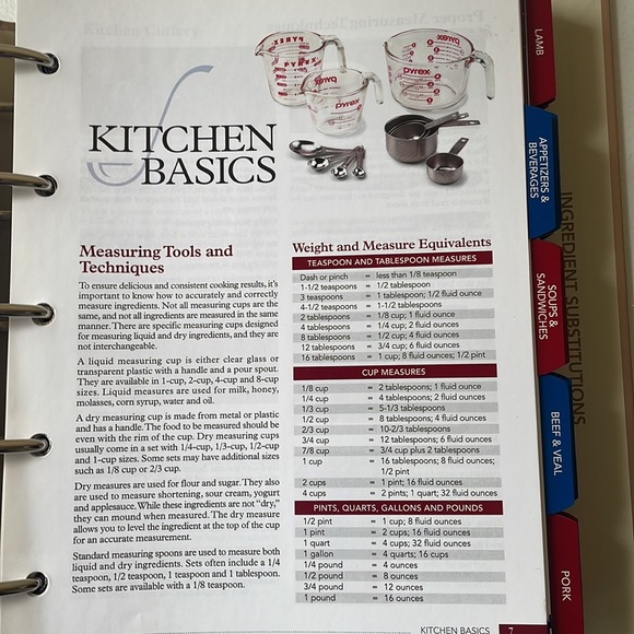 The Taste of Home Cookbook with category tabs/dividers - Picture 3 of 7